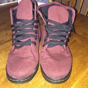 Burgundy Doc Martens